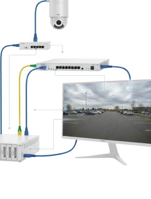 End to end 4K video feed infrastructure